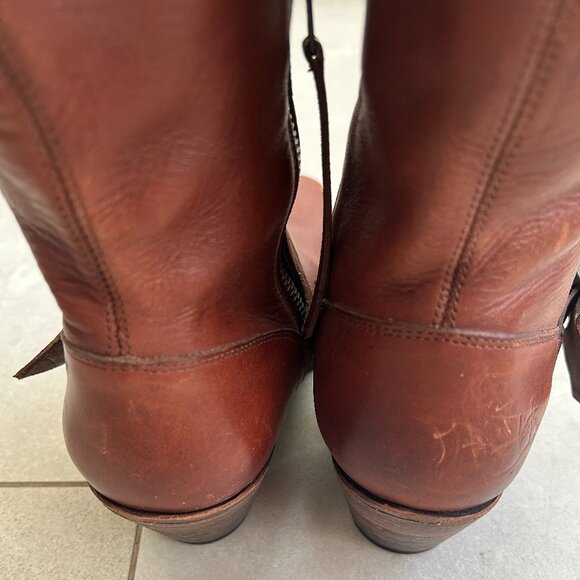 John Fluevog I Believe High Sheryl Tall Boot With Buckles Women's Size 8.5 US - Picture 11 of 16